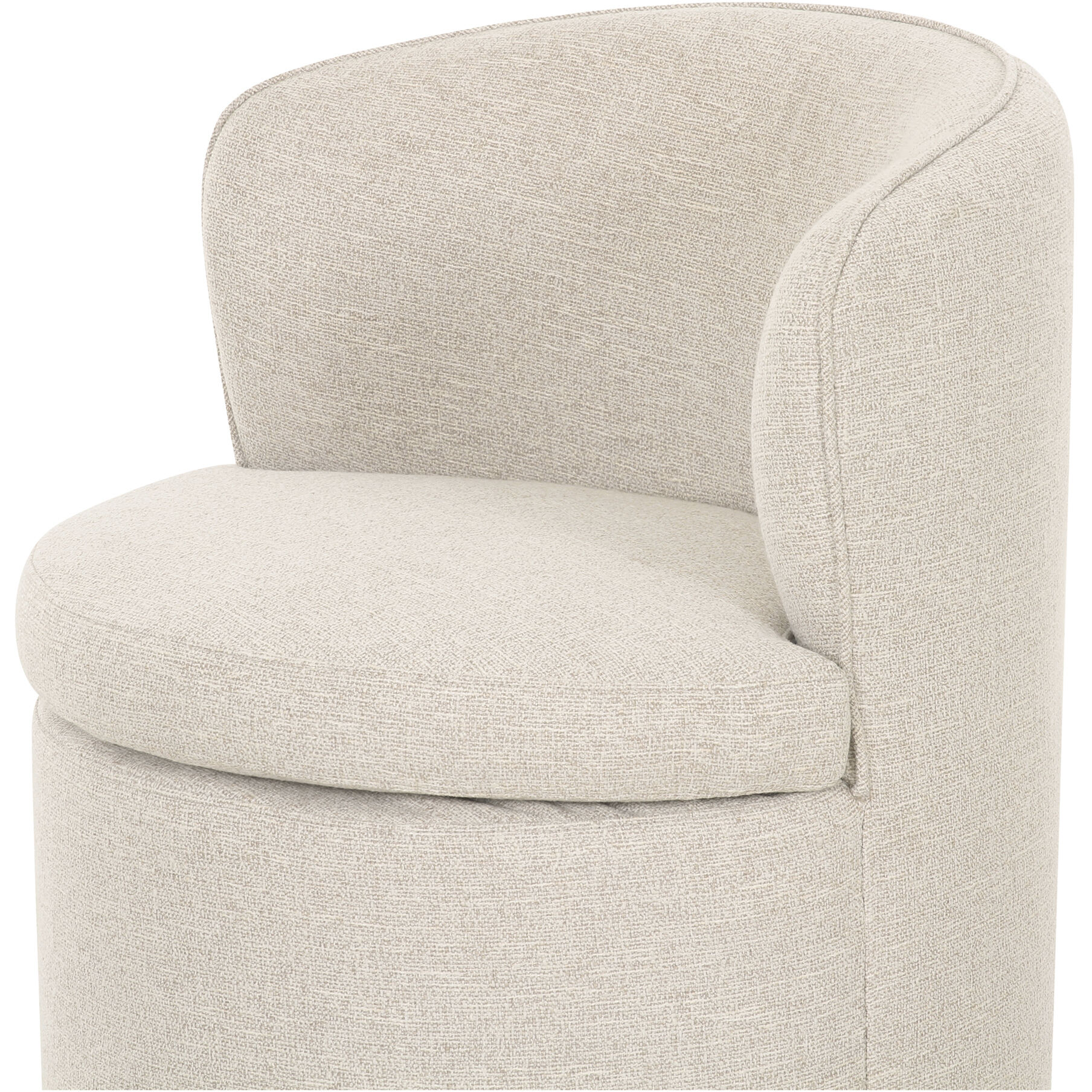 Dane Beige Swivel Dining Chair